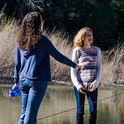 Lynda in the Sonoma community